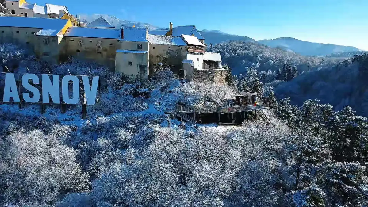 The Citadel and the panoramic platform in winter