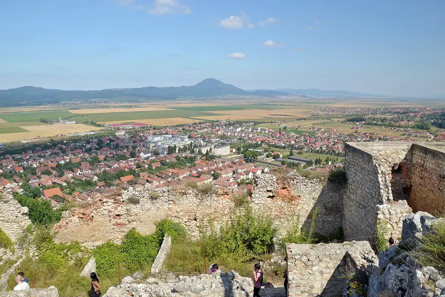 Râșnov seen from the citadel