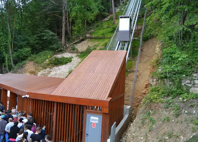The boarding station